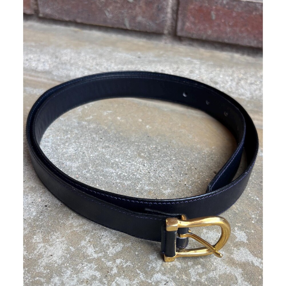 Pierre Cardin Black Leather Belt